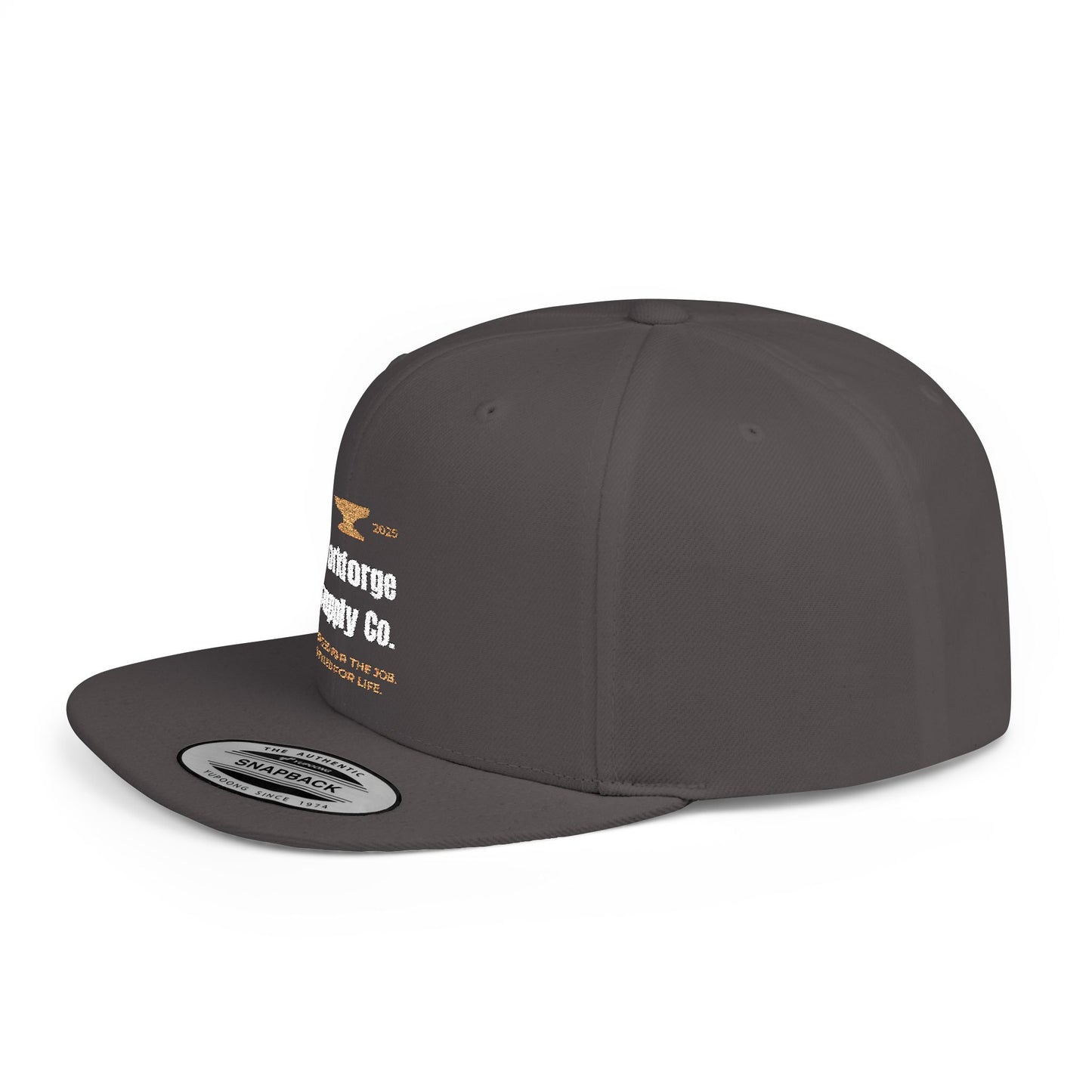 Workforge Supply, Co. | Embroidered Flat Bill Snapback Cap