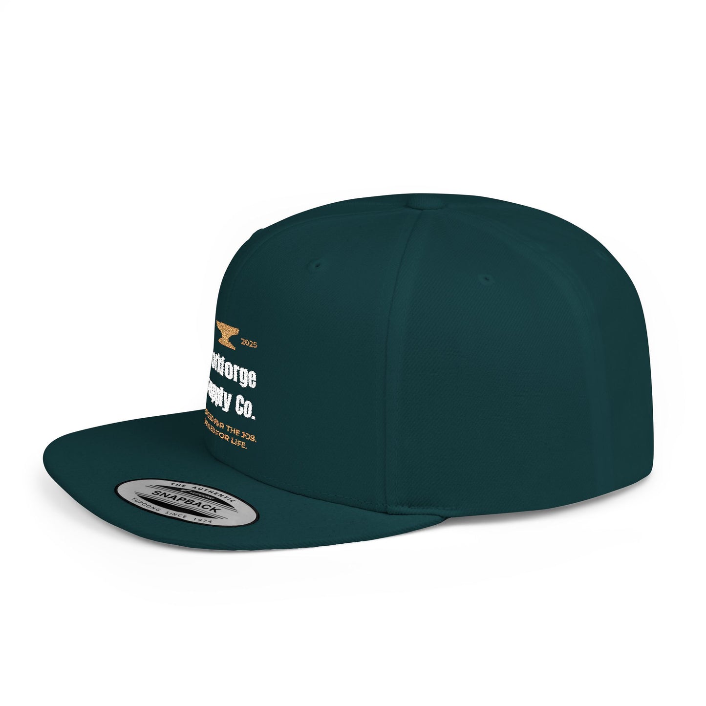 Workforge Supply, Co. | Embroidered Flat Bill Snapback Cap