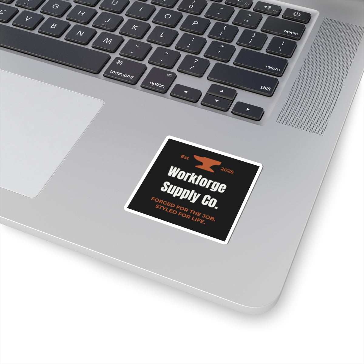 Workforge Supply Co. Sticker – Blue Collar Tradesman Decal | Durable Vinyl Shop Sticker for Toolboxes, Laptops & Gear