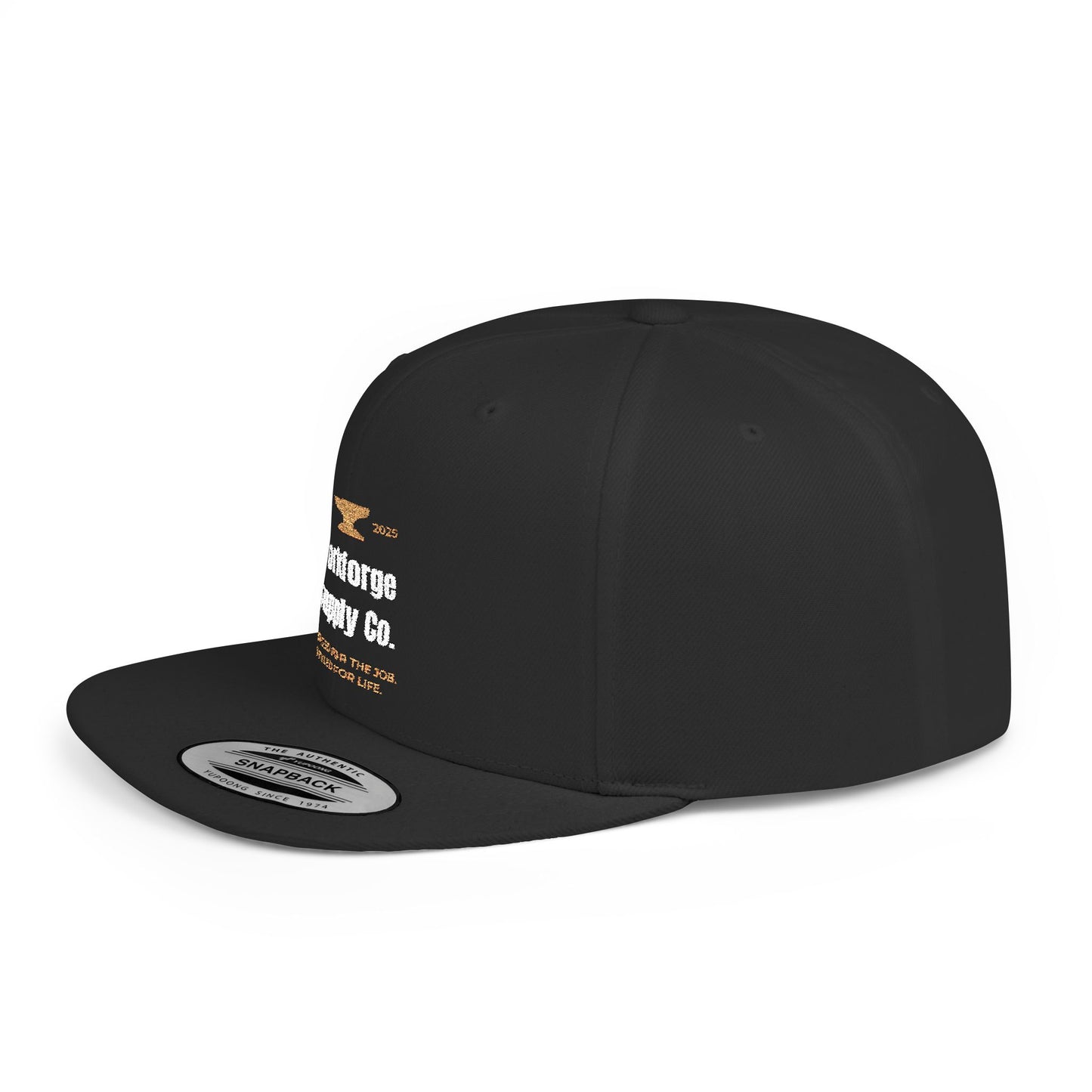 Workforge Supply, Co. | Embroidered Flat Bill Snapback Cap