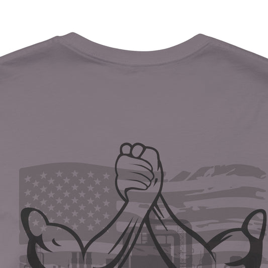 Grip of Unity Tee – Celebrating Blue Collar Strength